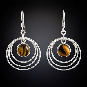 Beautiful Tiger Eye Earrings
